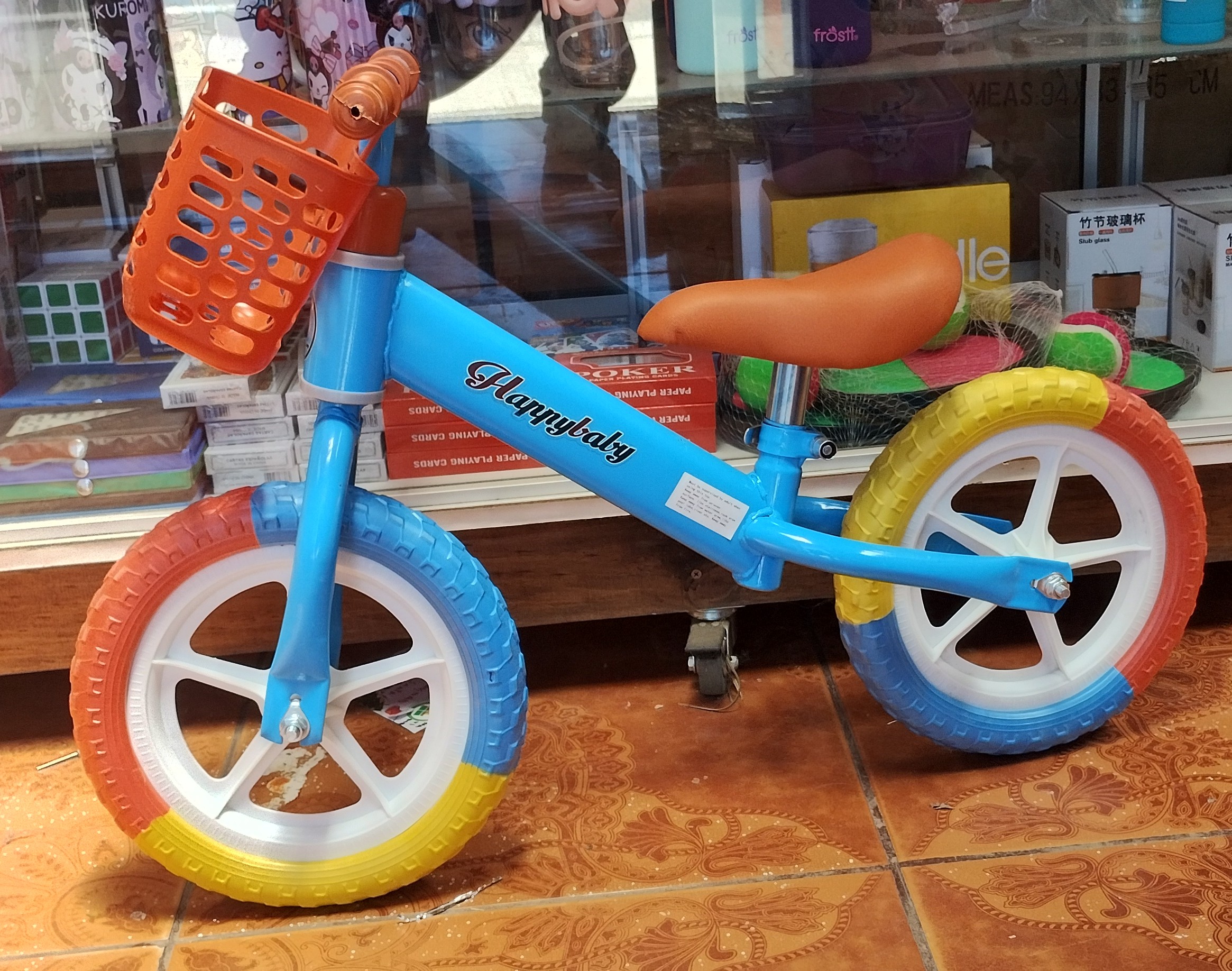 BICICLETA DE EQUILIBRIO CON CANASTO