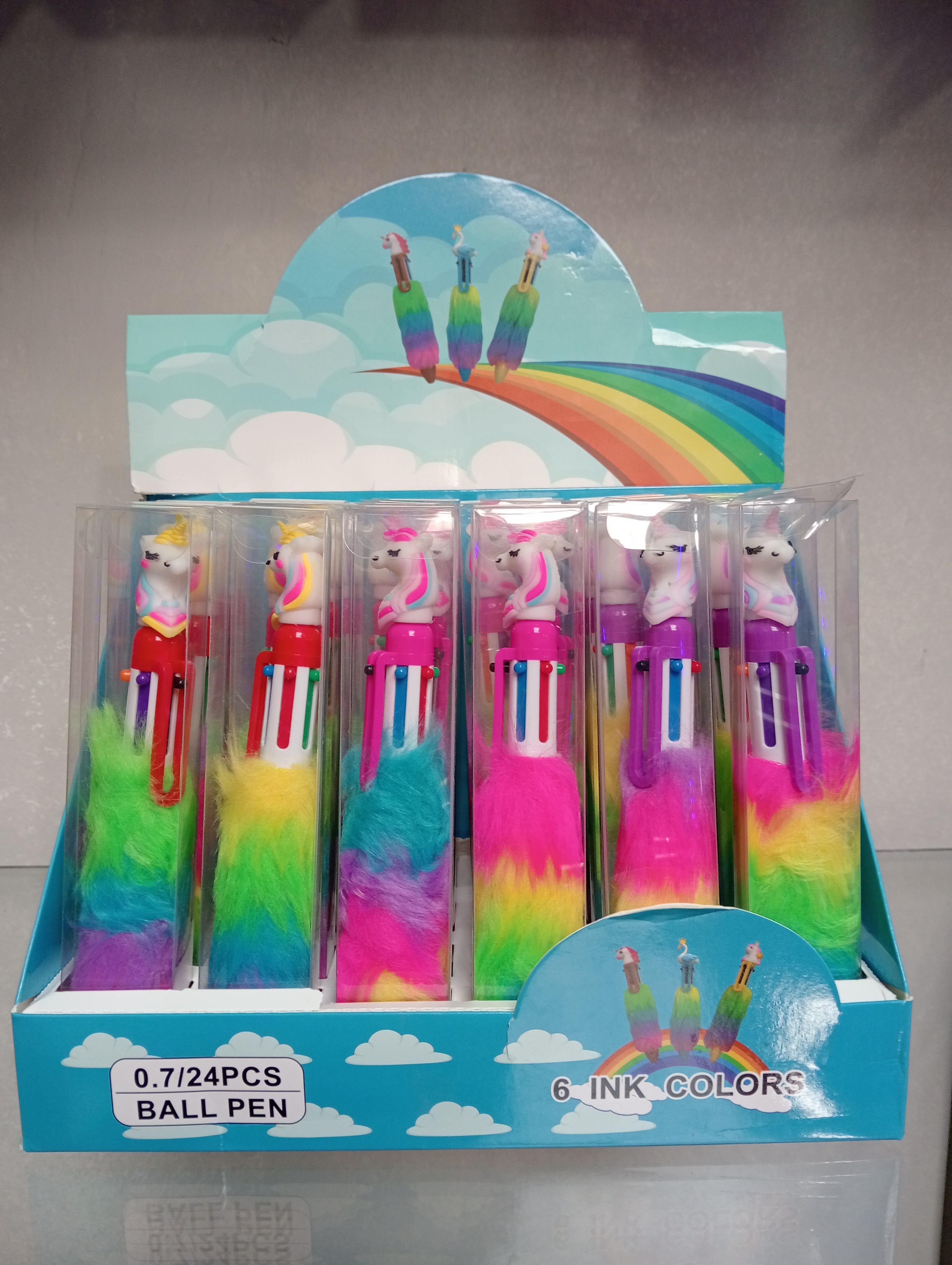 LAPICES UNICORNIO PELUDITOS