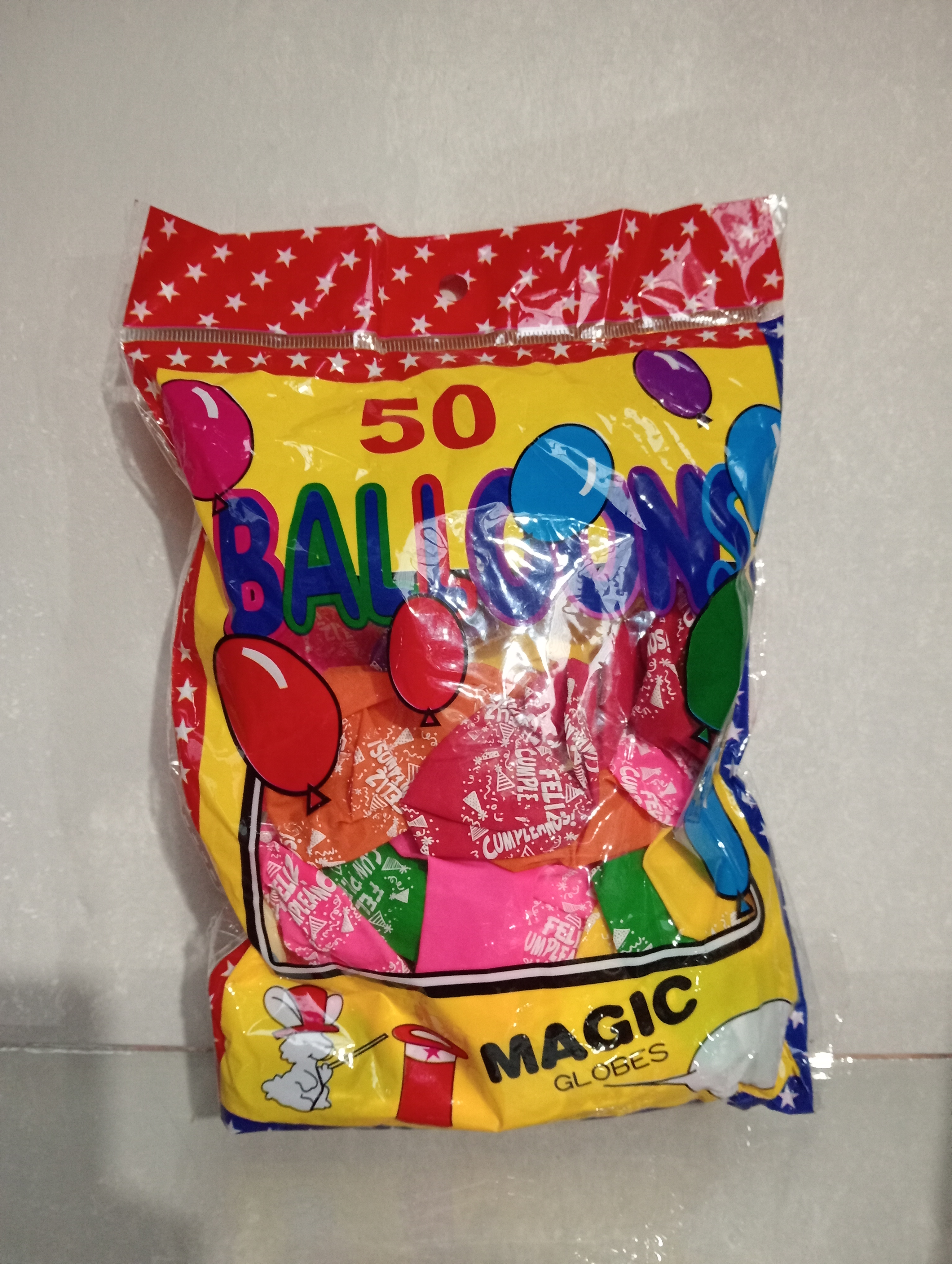 GLOBOS FELIZ CUMPLEAÑOS	